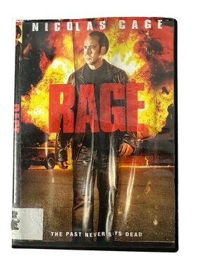 Rage DVD 2014 Nicolas Cage R Rated RLJ Entertainment Action Thriller Drama
